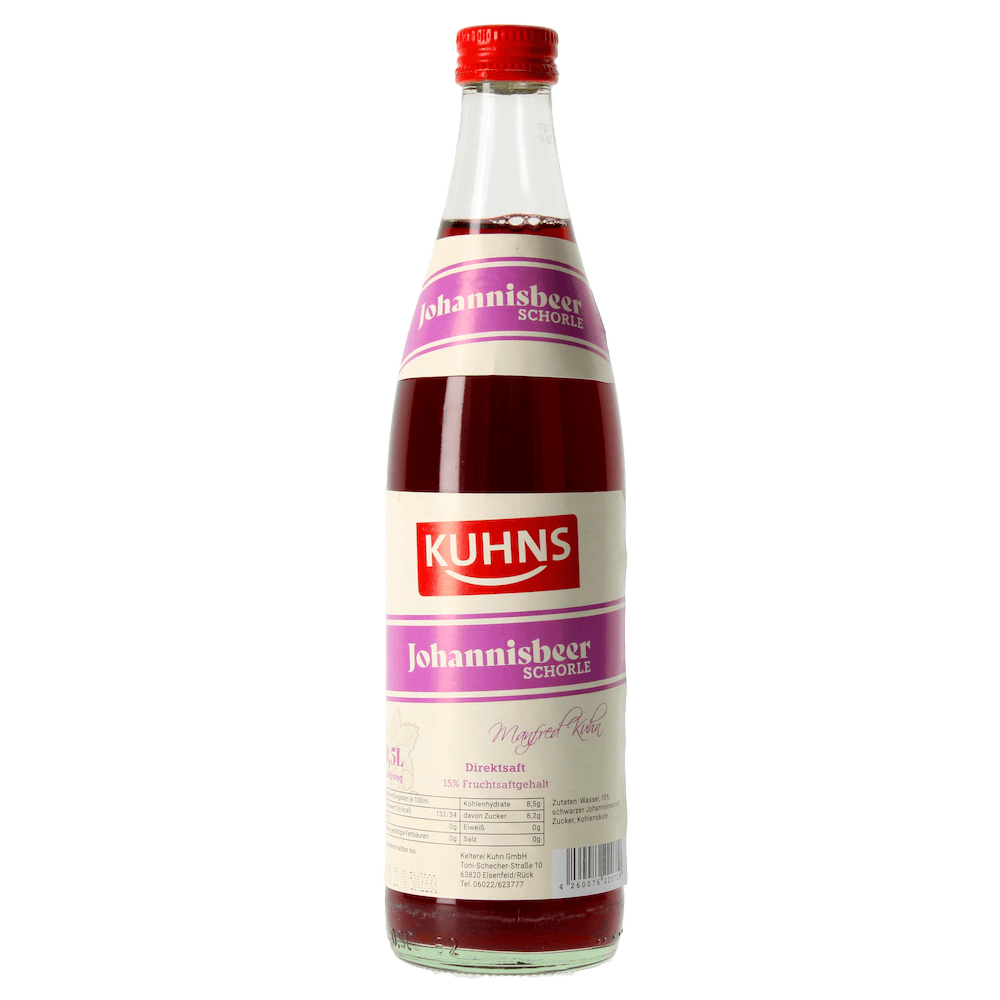  Currant spritzer from Kuhns drinking pleasure Elsenfeld